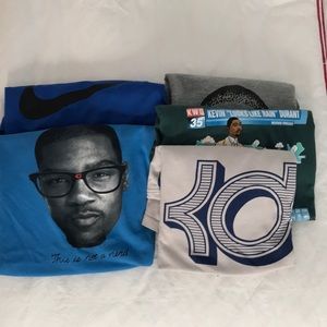 Nike KD Kevin Durant 5 boys shirt lot drifit, soft